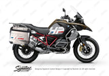 SCD BMW R1250GS Adventure Style Exclusive (Silver Tank) HP Edition With Full Frame & Panniers Stickers