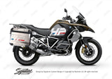 SCD BMW R1250GS Adventure Style Exclusive (Silver Tank) HP Edition With Full Frame & Panniers Stickers