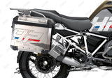 SCD BMW R1250GS Adventure Style Exclusive (Silver Tank) HP Edition With Full Frame & Panniers Stickers