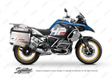 SCD BMW R1250GS Adventure Style HP (Silver Tank) HP Edition With Subframe and Panniers Stickers