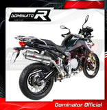 Dominator Oval Slip-On Exhaust for BMW F850GS 2021-22