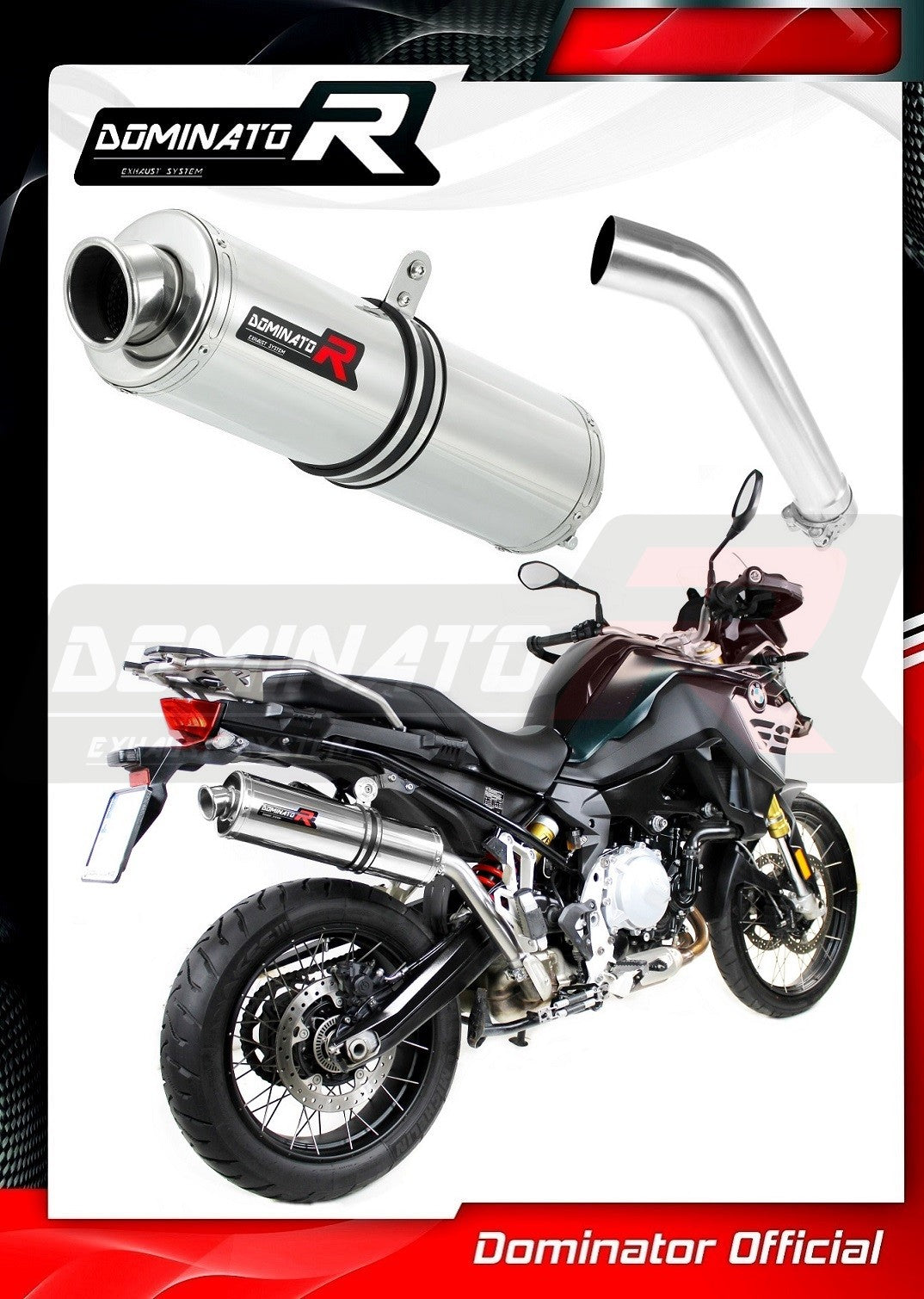 Dominator link outlet pipe f850gs