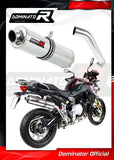 Dominator Round Slip-On Exhaust for BMW F850GS 2021-22