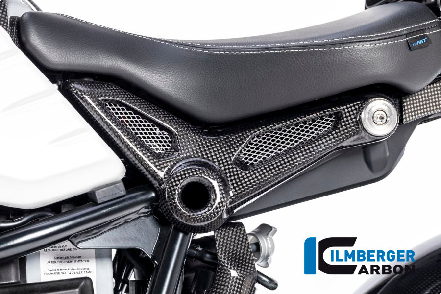 Ilmberger Carbon Fibre Left Rear Frame Cover for BMW R NineT Scrambler 2016-22