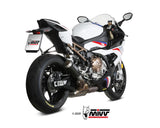 Mivv MK3 Carbon Slip-On Exhaust for BMW S1000RR 2019-22