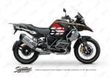 SCD BMW R1250GS Adventure Style Exclusive (Silver Tank) Style Anniversary LE Red Stickers