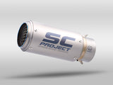 SC Project CR-T Low Position Slip-On Exhaust for Aprilia RSV4 2021-23