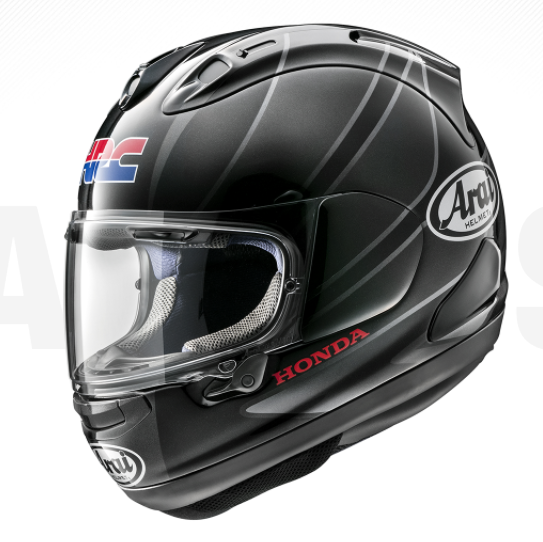 Arai RX-7V Evo Honda CBR Silver Helmet