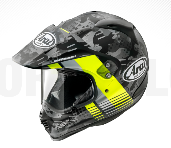 Arai Tour-X4 Cover Matte Fluor Yellow Helmet