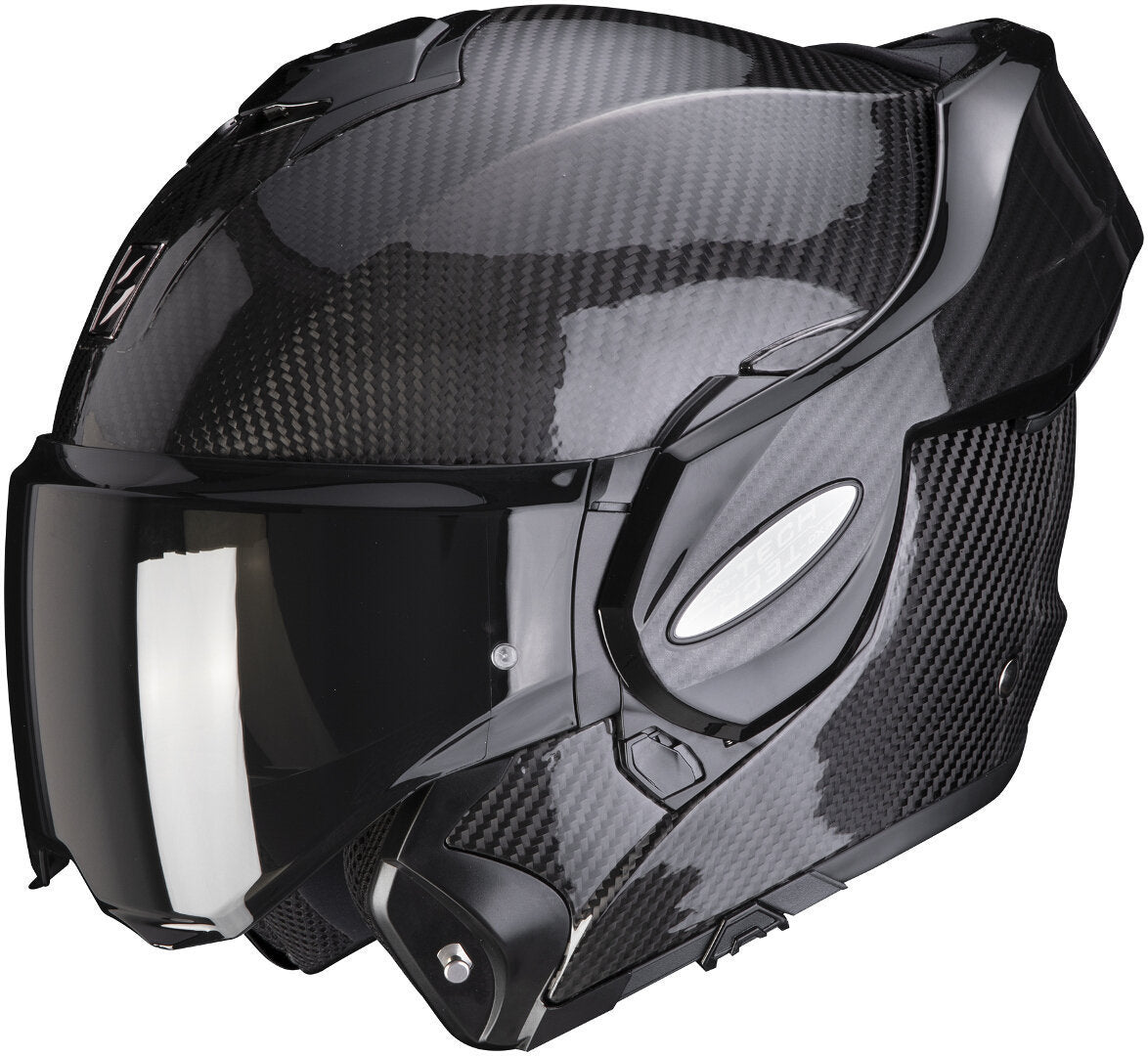 Buy Scorpion EXO-Tech Carbon Solid Helmet Online with Free Shipping –  superbikestore