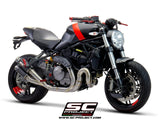 SC Project Full Exhaust System 2-1 for Ducati Monster 821 2018-21