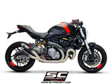 SC Project Full Exhaust System 2-1 for Ducati Monster 821 2018-21