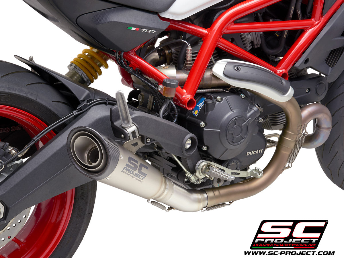 Ducati monster 796 sc project exhaust clearance