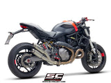 SC Project Twin GP70-R Slip-On Exhaust for Ducati Monster 821 2018-21