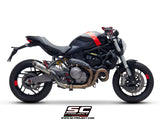 SC Project S1 Slip-On Exhaust for Ducati Monster 821 2018-21