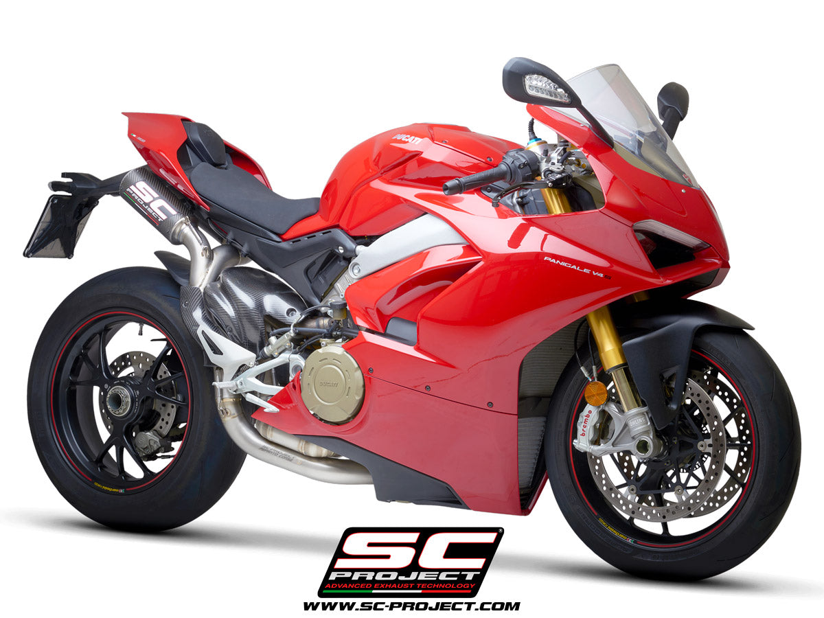 SC Project CR-T M2 Half-System 2-1-2 For Ducati Panigale V4 S 2019-20