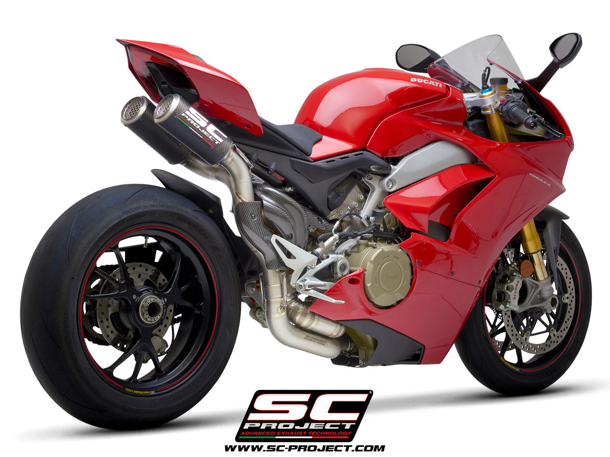 SC Project CR-T M2 Half-System 2-1-2 For Ducati Panigale V4 S 2019-20