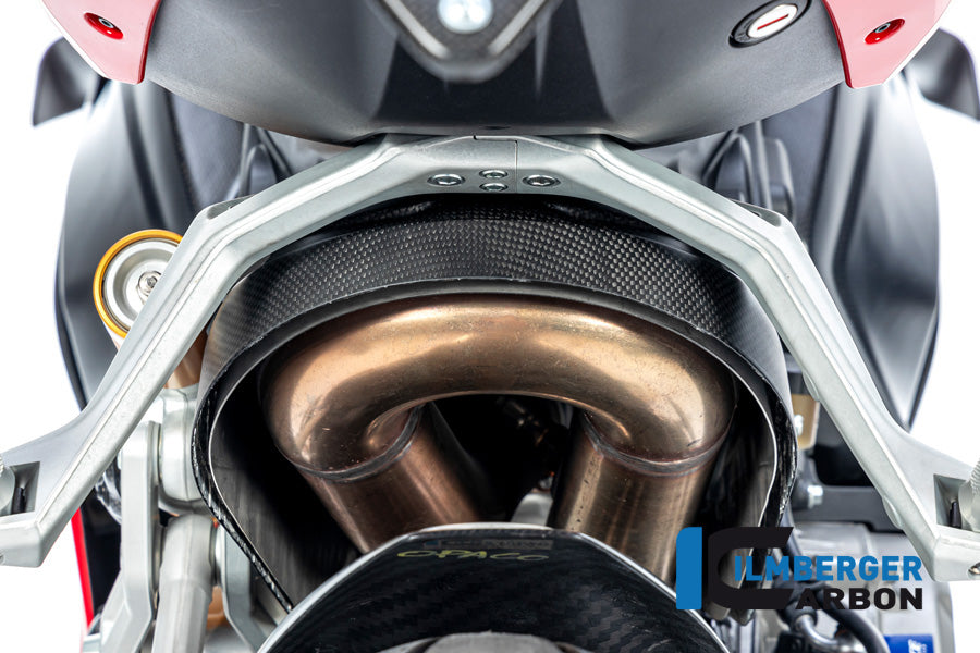 Ilmberger Carbon Fibre Exhaust Protector For Ducati Panigale V2