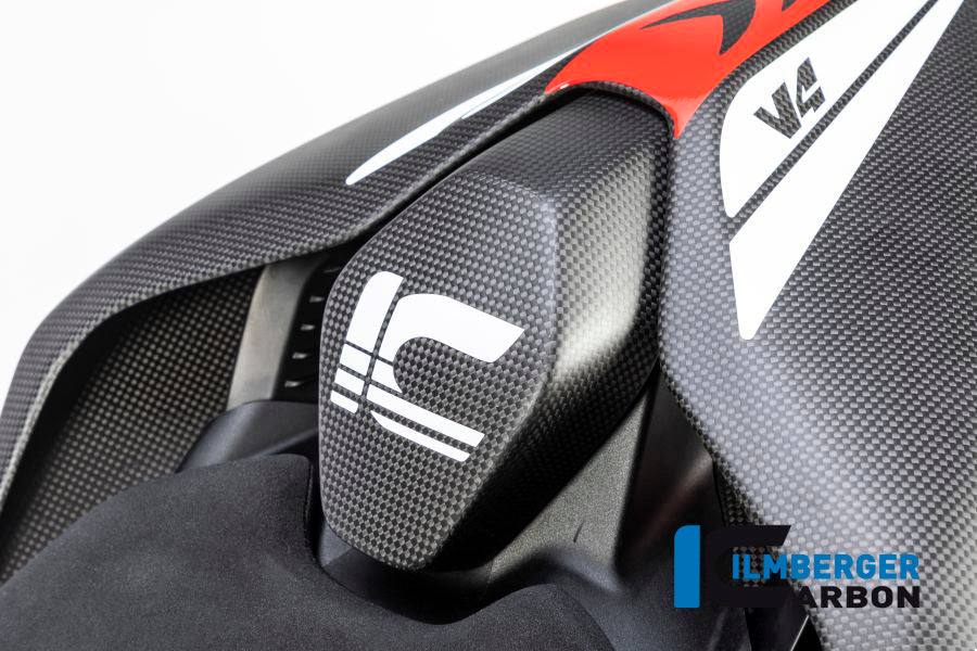 Ilmberger Carbon Fibre Passenger Seat Cover For Ducati Panigale V4 S 2022