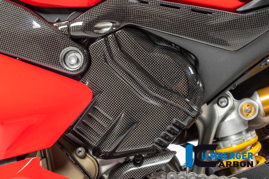 Ilmberger Carbon Fibre Left Cam Cover For Ducati Streetfighter V4 2020-22