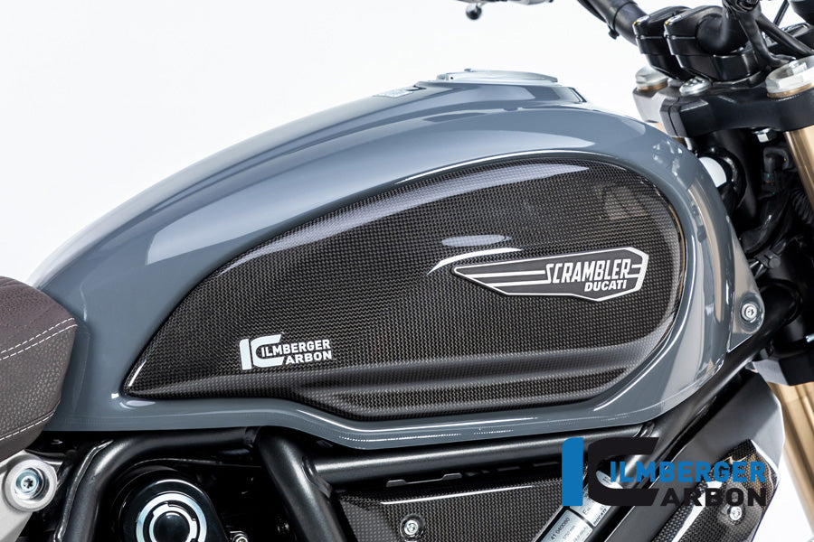 Ilmberger Carbon Fibre Right Side Tank Cover For Ducati Scrambler 1100 2017-22