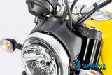 Ilmberger Carbon Fibre Headlight Cover For Ducati Scrambler Icon 2016-22