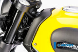 Ilmberger Carbon Fibre Upper Tank Cover For Ducati Scrambler Icon 2016-22