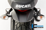 Ilmberger Carbon Fibre Rear Turn Signals Holder For Ducati Scrambler Icon 2016-22