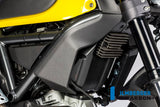 Ilmberger Carbon Fibre Right Radiator Cover For Ducati Scrambler Icon 2016-22