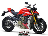 SC Project CR-T M2 2-1 Full Exhaust System for Ducati Streetfighter V4 2020