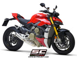 SC Project S1 2-1 Full Exhaust System for Ducati Streetfighter V4 2021-22