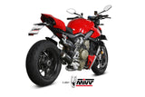 Mivv Carbon Fibre Full Exhaust System For Ducati Streetfighter V4 2020-22