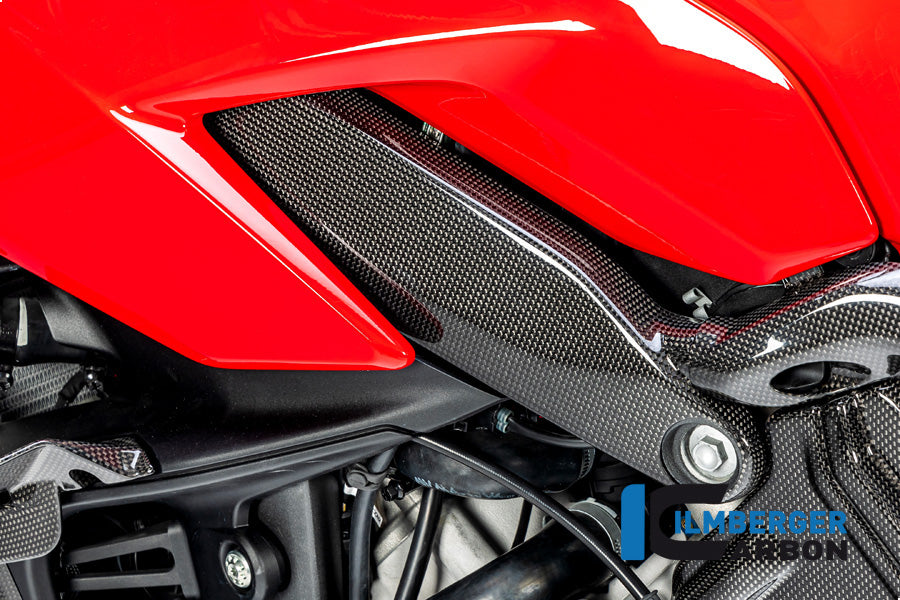 Ilmberger Carbon Fibre Left Frame Cover For Ducati Streetfighter V4 2020-22