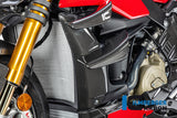 Ilmberger Carbon Fibre Left Radiator Cover For Ducati Streetfighter V4 2020-22