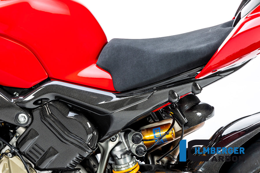 Ilmberger Carbon Fibre Left Subframe Cover For Ducati Streetfighter V4 2020-22