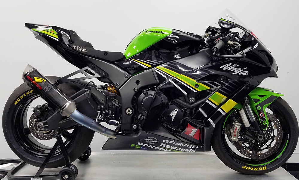 Graves Carbon Full Exhaust System for Kawasaki ZX-10R