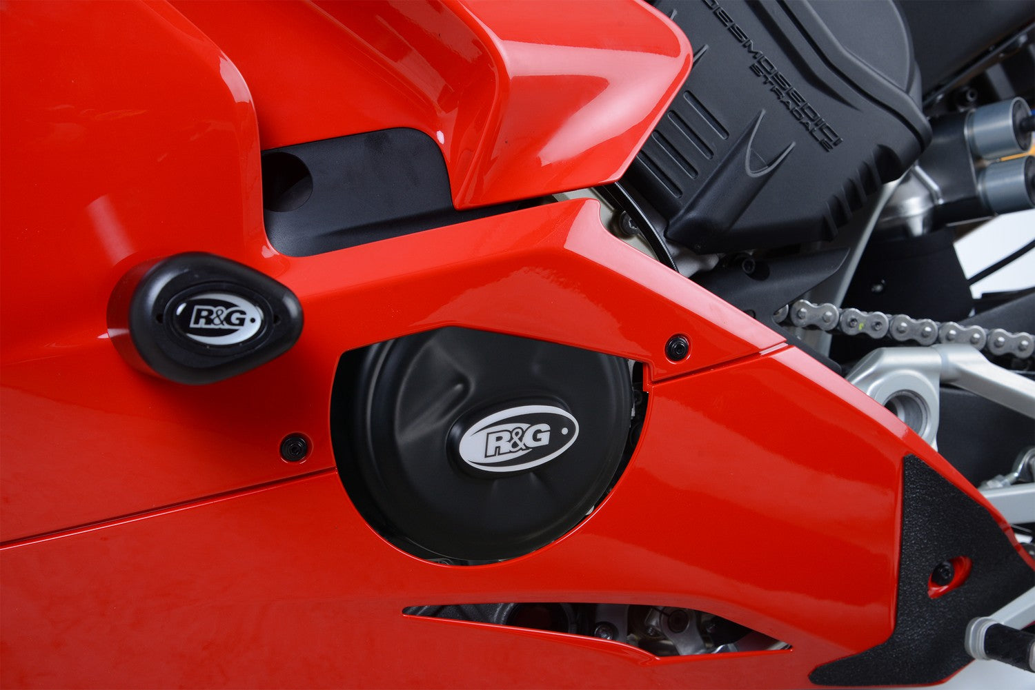 R&G Left Engine Case Cover for Ducati Streetfighter V4