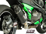 SC Project Oval Slip-On Exhaust for Kawasaki Z800