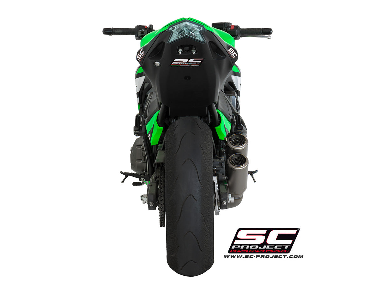SC Project Twin CR-T Slip-On Exhaust for Kawasaki Z800