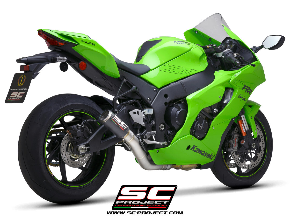 SC Project CR-T Slip-On Exhaust for Kawasaki ZX-10R 2021-23
