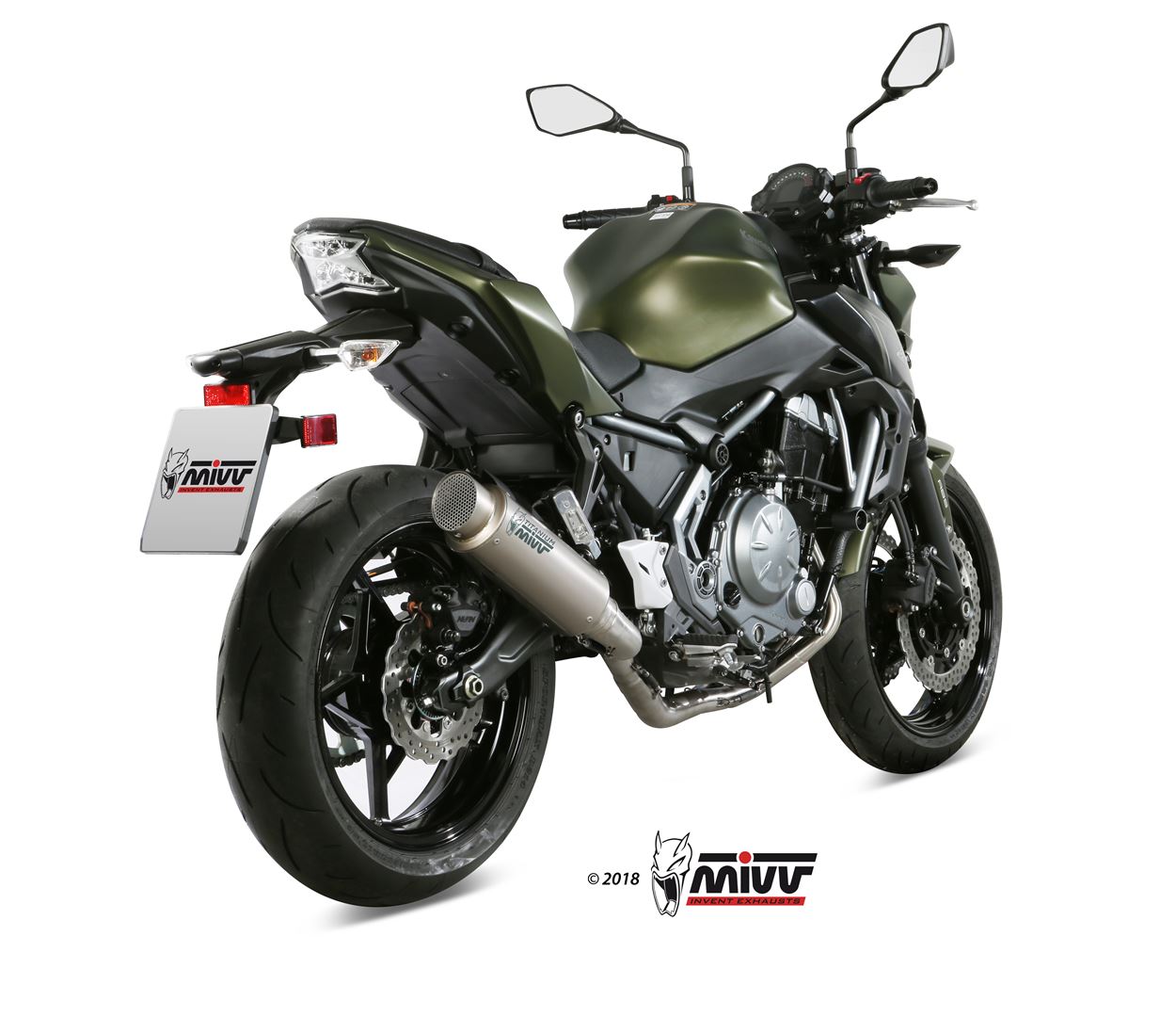 Mivv GP Pro Full Exhaust System for Kawasaki Ninja 650 2017-22