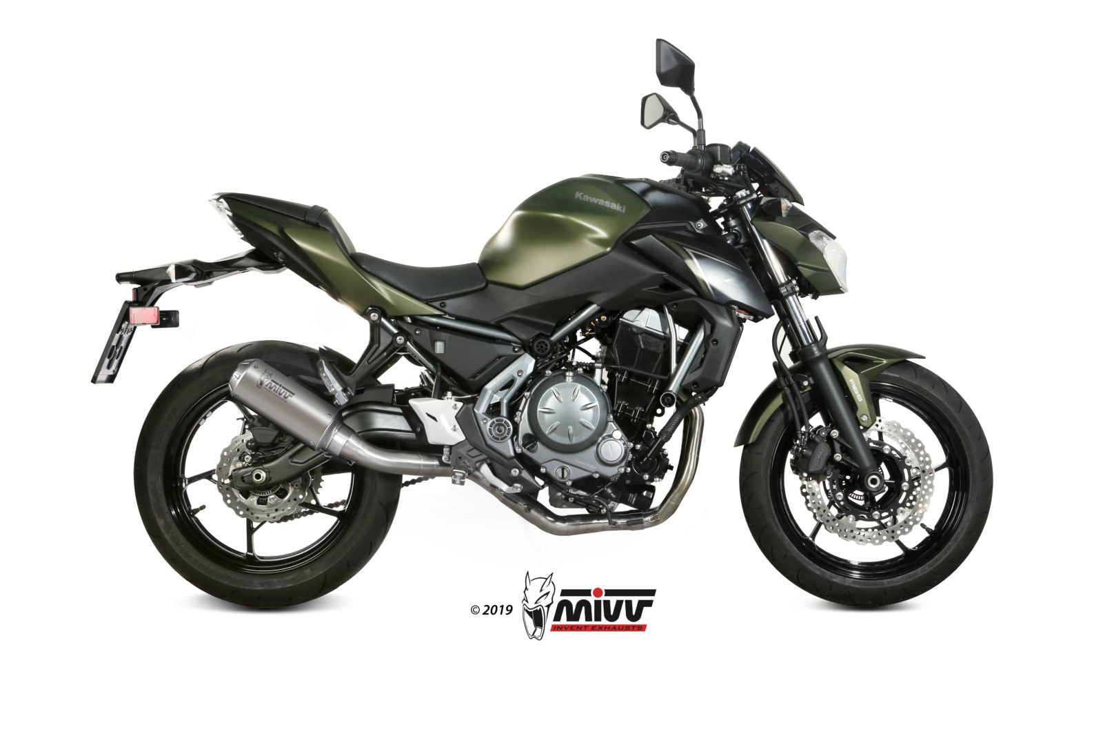 Mivv MK3 Full Exhaust System for Kawasaki Ninja 650 2017-22