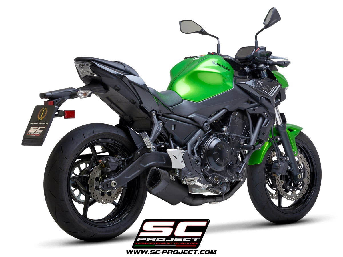 SC Project SC1-R GT Full Exhaust System for Kawasaki Ninja 650 2021-22