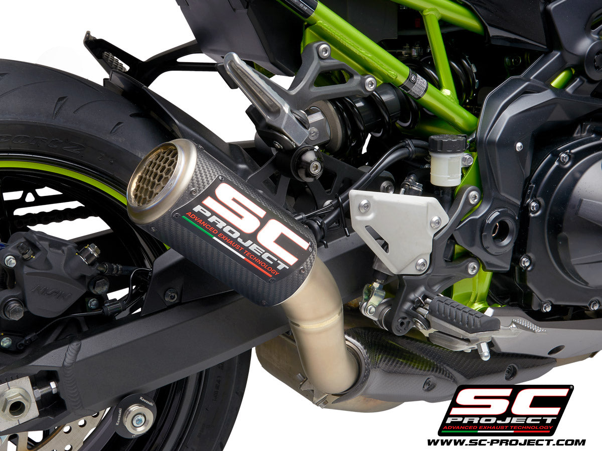SC Project CR-T Slip-On Exhaust for Kawasaki Z900 2020-2023