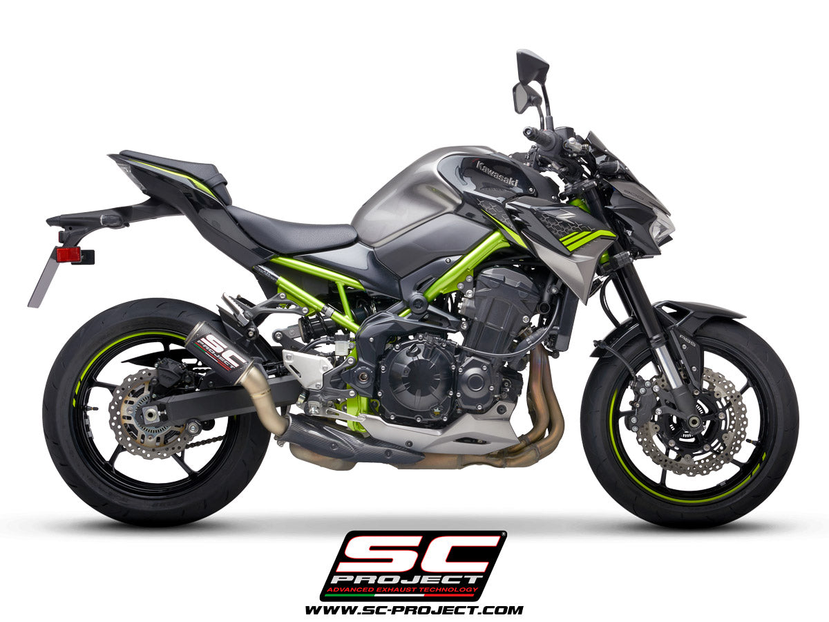 SC Project CR-T Slip-On Exhaust for Kawasaki Z900 2020-2023