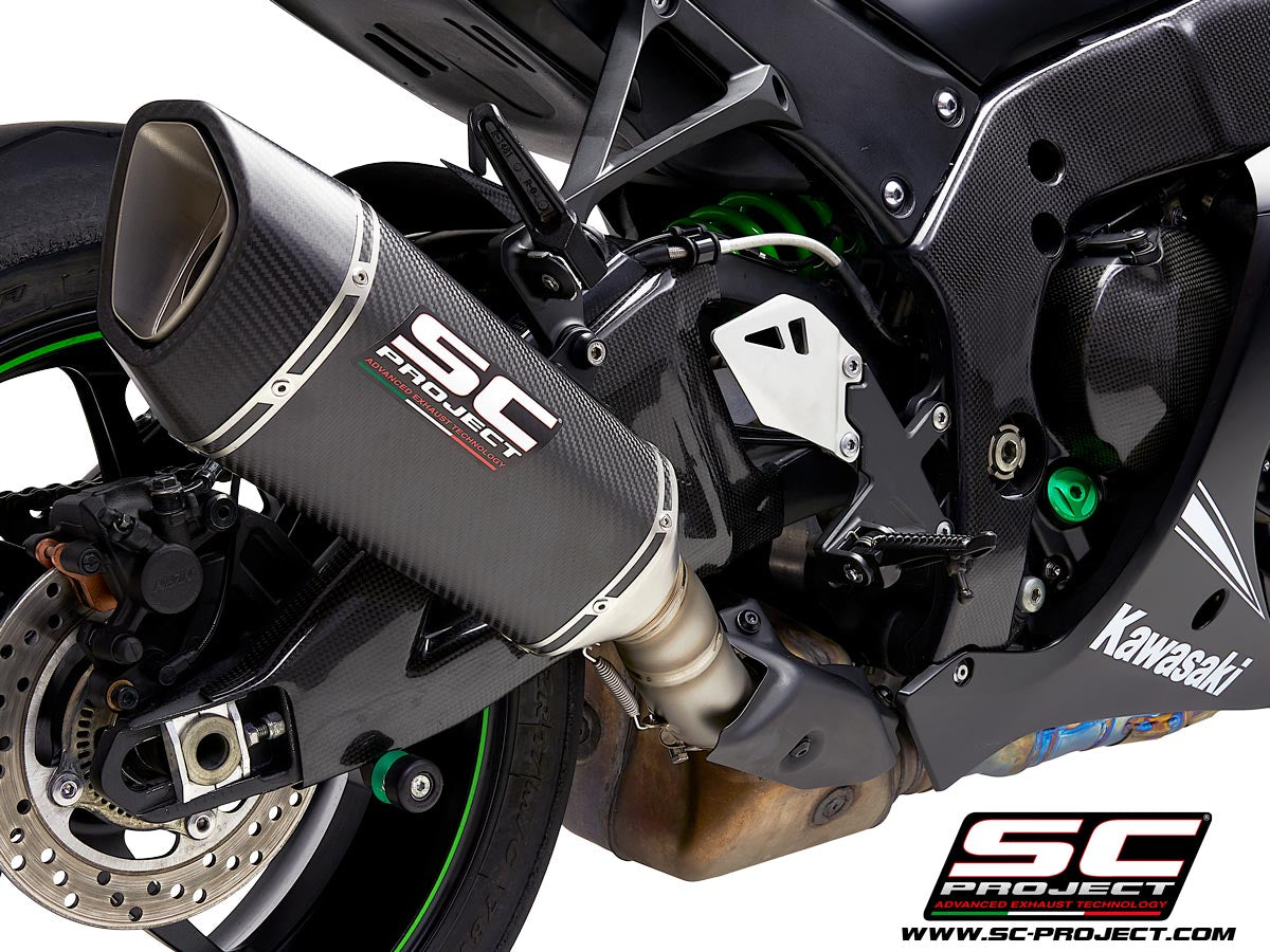 SC Project SC1 R Slip On Exhaust for Kawasaki ZX 10RR 2016 20