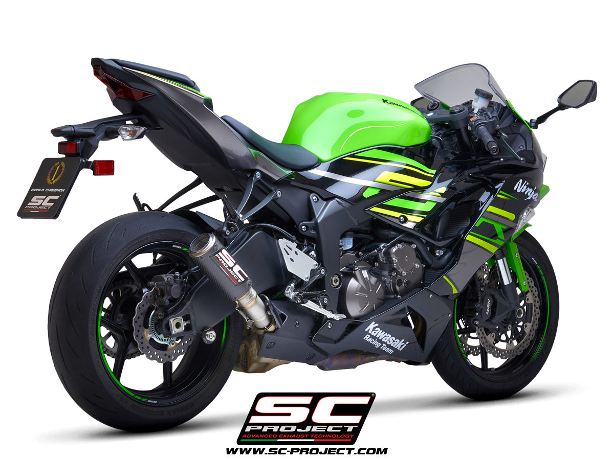SC Project CR-T Slip-On Exhaust for Kawasaki ZX-6R 2019-21