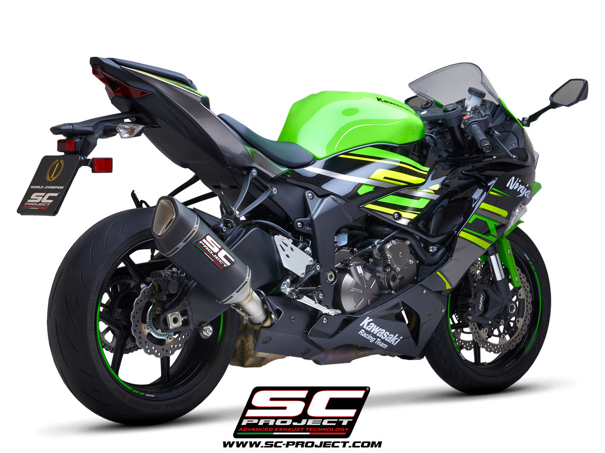 SC Project SC1-R Slip-On Exhaust For Kawasaki ZX-6R 2019-21