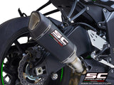 SC Project SC1-R Slip-On Exhaust For Kawasaki ZX-6R 2019-21