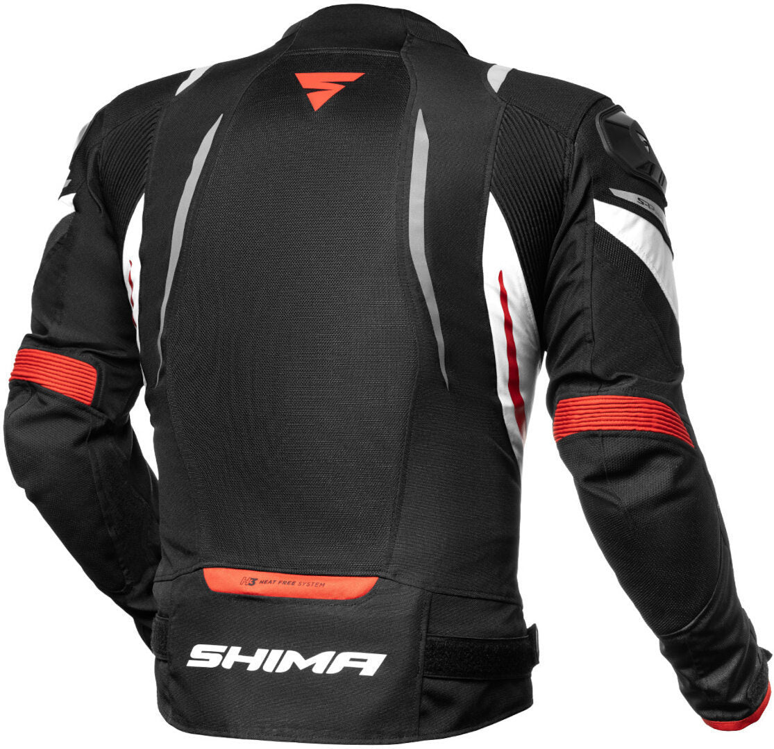 SHIMA MESH PRO - Chaqueta de moto para hombre, malla de verano, chaqueta de  motociclista urbana con deslizadores de hombro, espalda CE, codo